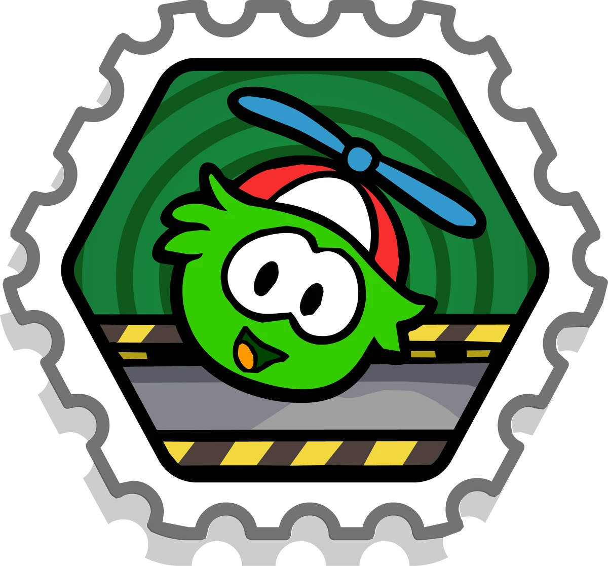 Puffle Pilot stamp | Club Penguin Wiki | Fandom