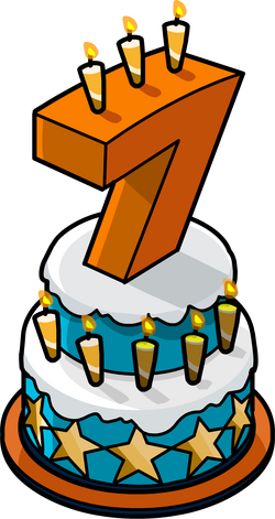 Custom cake - 4x2 inches - Happy 7th Anniversary - Pipie Co Bread Cake  Pastries Iligan