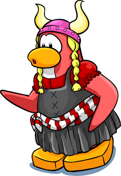 Pink Viking Helmet | Club Penguin Wiki | Fandom