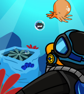 The Puffle Rescue: Underwater power card