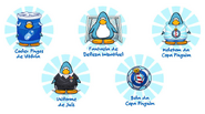 A sneak peek from the Portuguese CP Blog, showing a preview of some items to be at the Penguin Cup.[14]