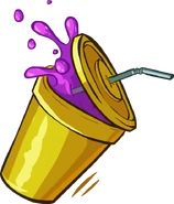 Cup of cream soda as seen in issue 399 of the Club Penguin Times
