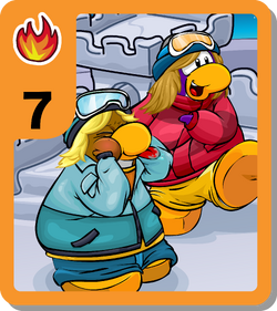 EPF Agents - 2011 Topps Club Penguin Card-Jitsu Water Second Wave