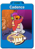 Cadence's preview Player Card for the Ultimate Jam.