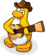 Franky playing guitar