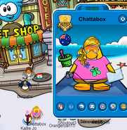 Chattabox spotted in Club Penguin