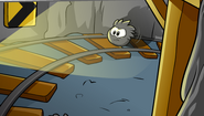 Black Puffle in Mine.