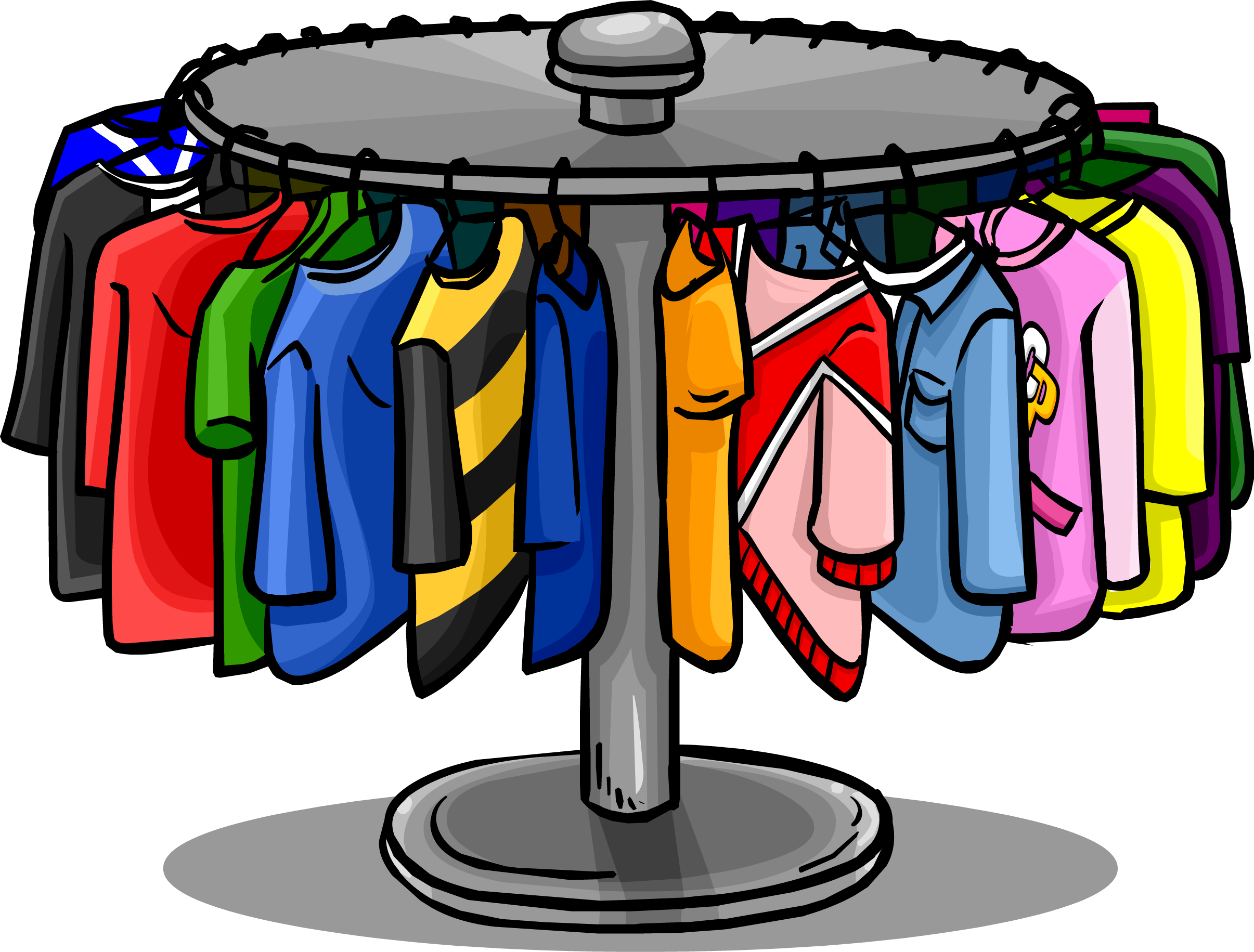 clothing rack clip art