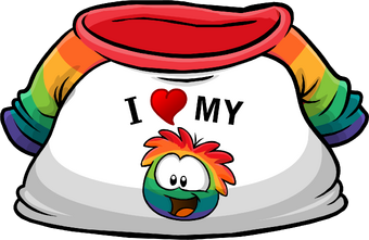 I Heart My Rainbow Puffle T Shirt Club Penguin Wiki Fandom I Heart My Rainbow Puffle T Shirt Club Penguin Wiki Fandom