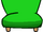 Green Plush Chair