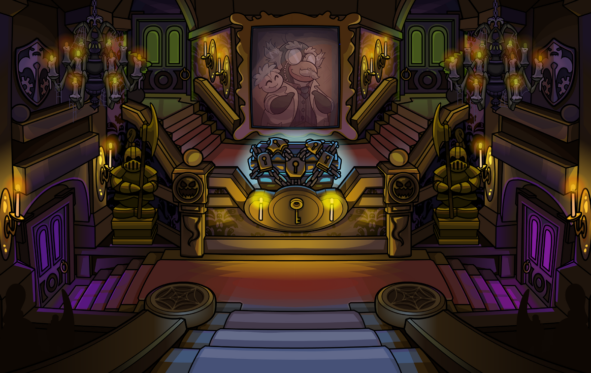 Club Penguin Halloween Party 2015 Room Sneak Peeks (Updated With More Rooms  and Music!), Club Penguin Memories