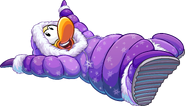 As seen in the December 2014 Penguin Style catalog, with the Purple Snuggly Boots