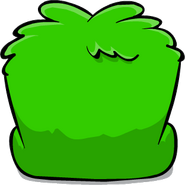 Sofá de Puffle Verde3