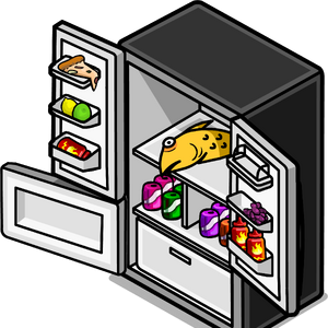 Brushed Steel Fridge Club Penguin Wiki Fandom