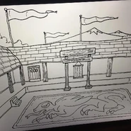 Concepto temprano del dojo, publicado por Rsnail.[1]