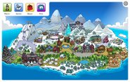 The map during the party
