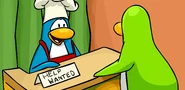 CPT 123 help wanted.png (215 KB) As seen in issue 123 of the Club Penguin Times, along with the Chef Hat