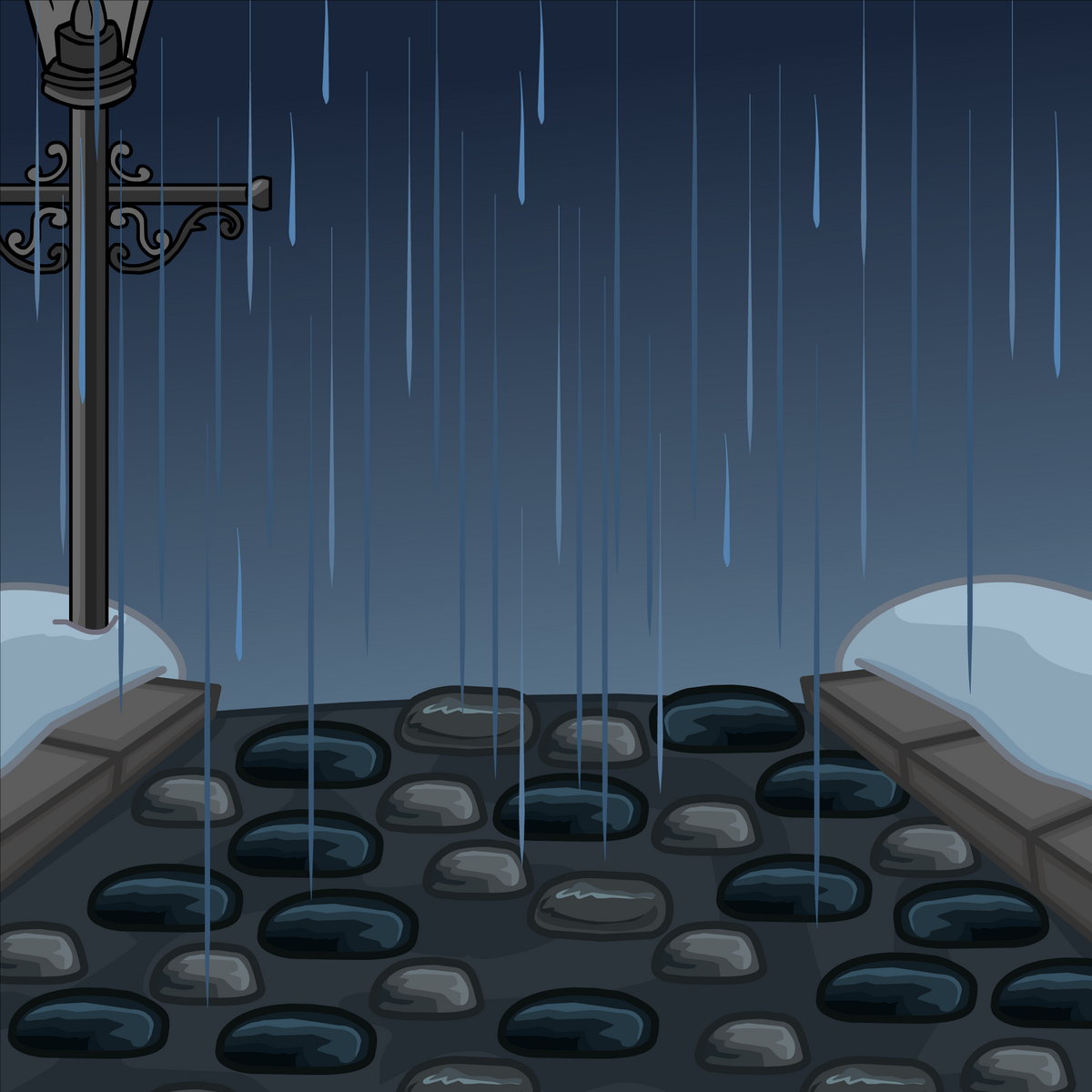 Rainy Day Background | Club Penguin Wiki | Fandom