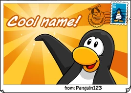 Cool Name postcard