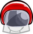 Red Bobsled Helmet