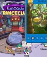 Sam spotted on server Snow Angel at the Town during the SoundStudio Party.