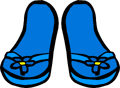 Blue Flower Sandals