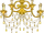 Gold Chandelier