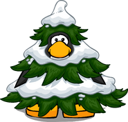 The Tree Costume, which is a costume of a Pine Tree