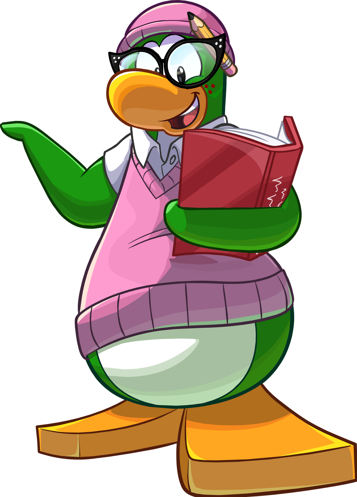 Club Penguin Edits on X: Book Room