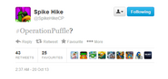 Spike Hike confirms Operation: Puffle name on Twitter