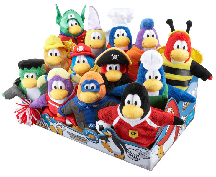 Club penguin plush hot sale toys disney store