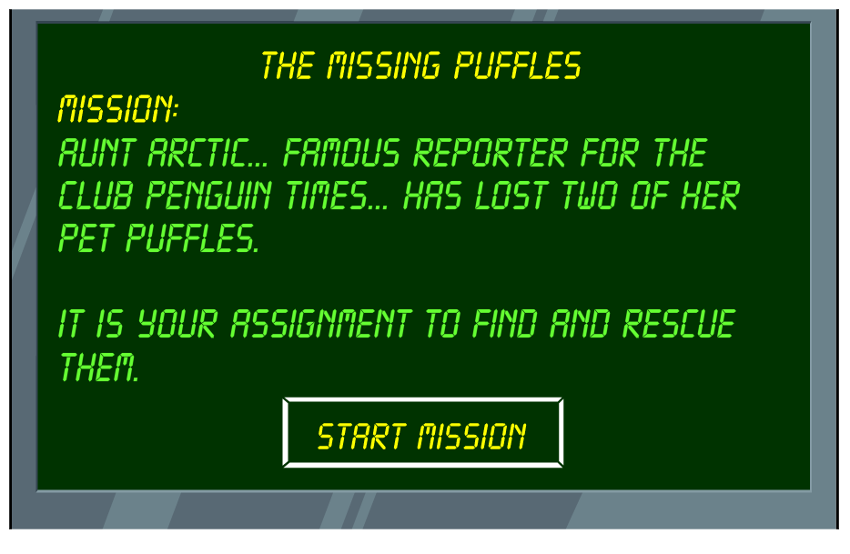 PSA Mission 1: Case Of The Missing Puffles | Club Penguin Wiki | Fandom