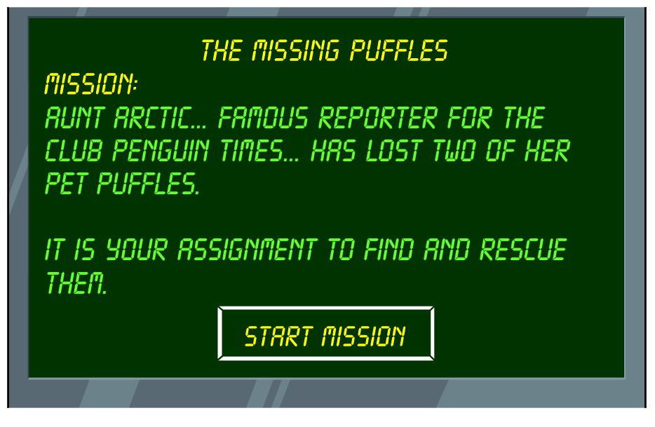 Psa Mission 1 Case Of The Missing Puffles Club Penguin Wiki Fandom