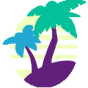 Calcomanía Palmas2 icono