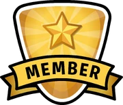 The Member Badge, signifying a player was a member