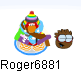 A penguin dancing with the Brown Puffle