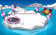 Pink Puffles in the Iceberg during the Puffle Party 2009, 2010 and 2011