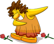 As seen in issue 155 of the Club Penguin Times, along with the Sunset Dress