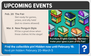 The Upcoming Events of Issue #434 of the Club Penguin Times.