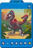 The Black Raptor on a player card