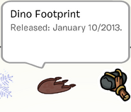 Dinofootprintpinstampbook