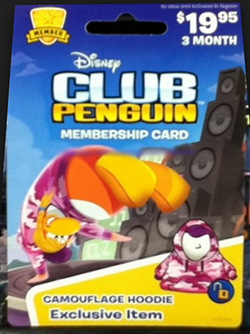 Membership Cards, Club Penguin Wiki