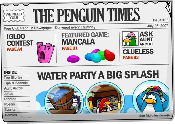 Club Penguin Times/Issue 93 | Club Penguin Wiki | Fandom