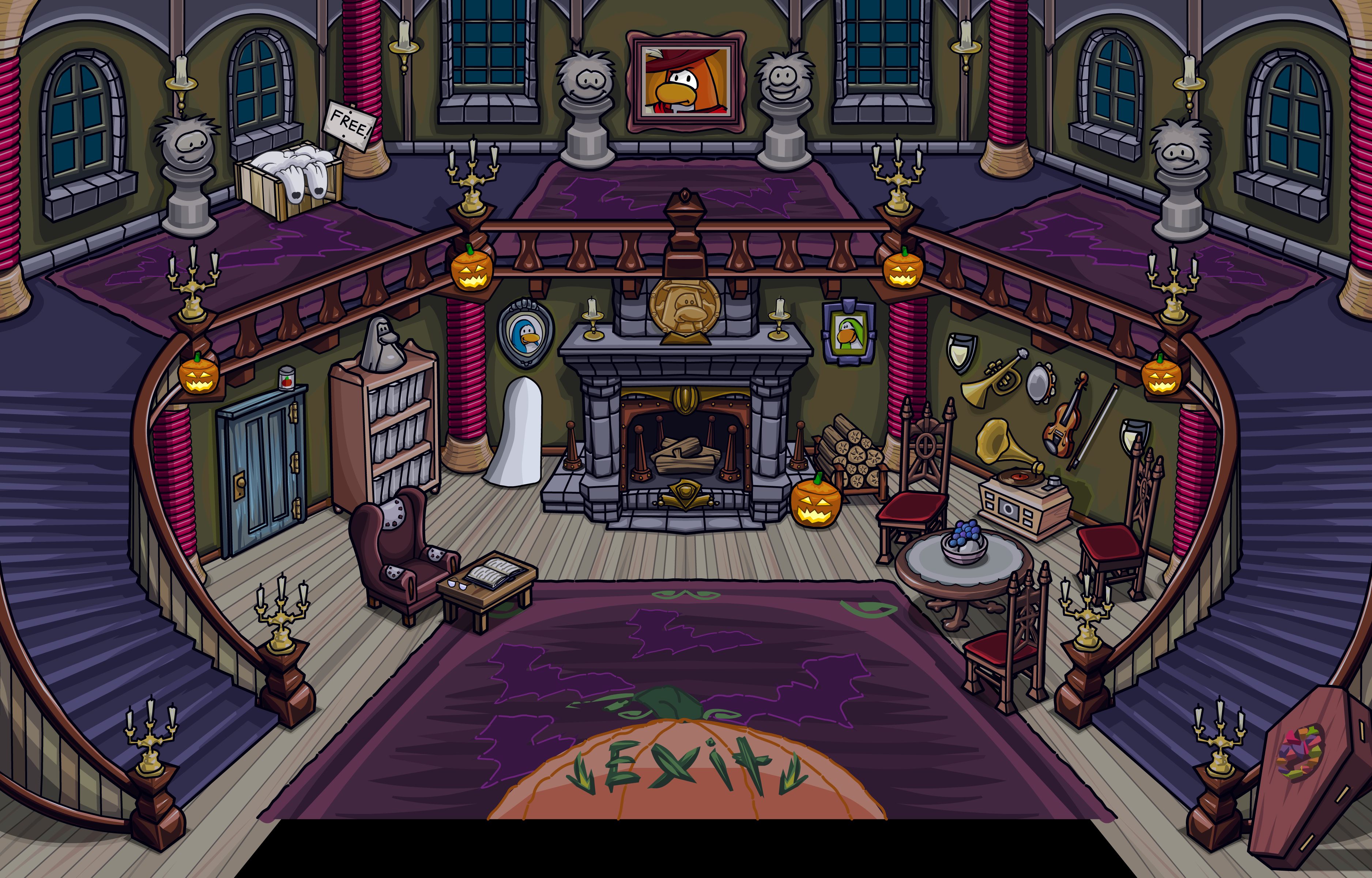 Haunted House | Club Penguin Wiki | Fandom Haunted House | Club Penguin Wiki | Fandom
