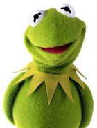 Kermit la Rana en su forma Muppet