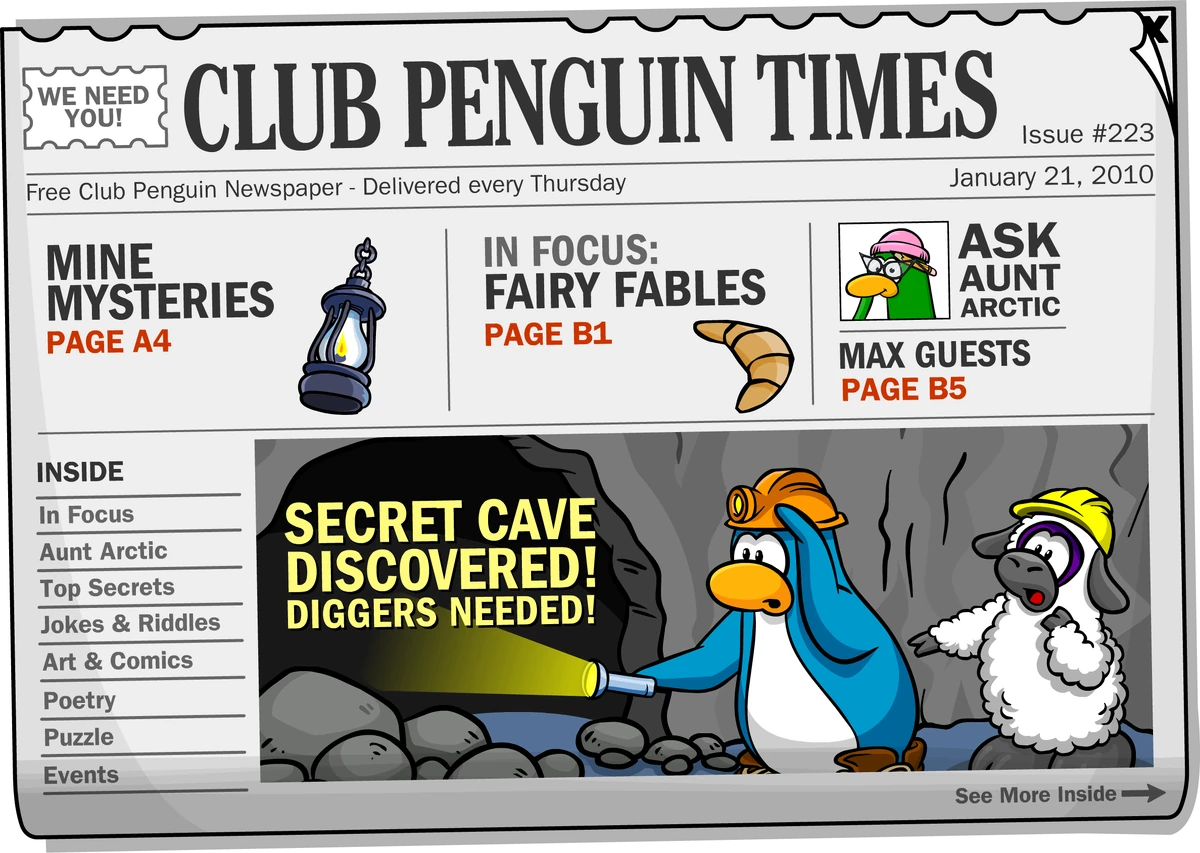 Club Penguin Times/Issue 223 Club Penguin Wiki Fandom