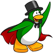 CPT 143 magician.png (385 KB) As seen in issue 143 of the Club Penguin Times, along with the Magicians Cape