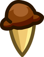 Chocolate Ice Cream Emoticon