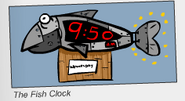 The "Fish Clock", as seen on issue 71 of the Club Penguin Times.