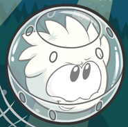 A White Puffle in Pufflescape